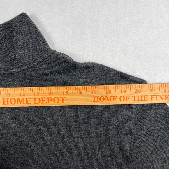 Polo Ralph Lauren 1/4 Zip Pullover Sweater Men's XL Charcoal Casual Prep *Flaw - Picture 9 of 10